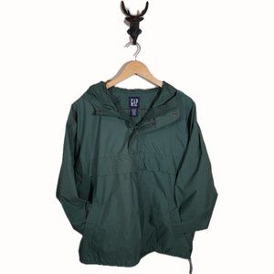 Vintage 90's Green Gap Windbreaker with hood